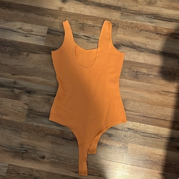 Orange Tank Bodysuit - Picture 2 of 2
